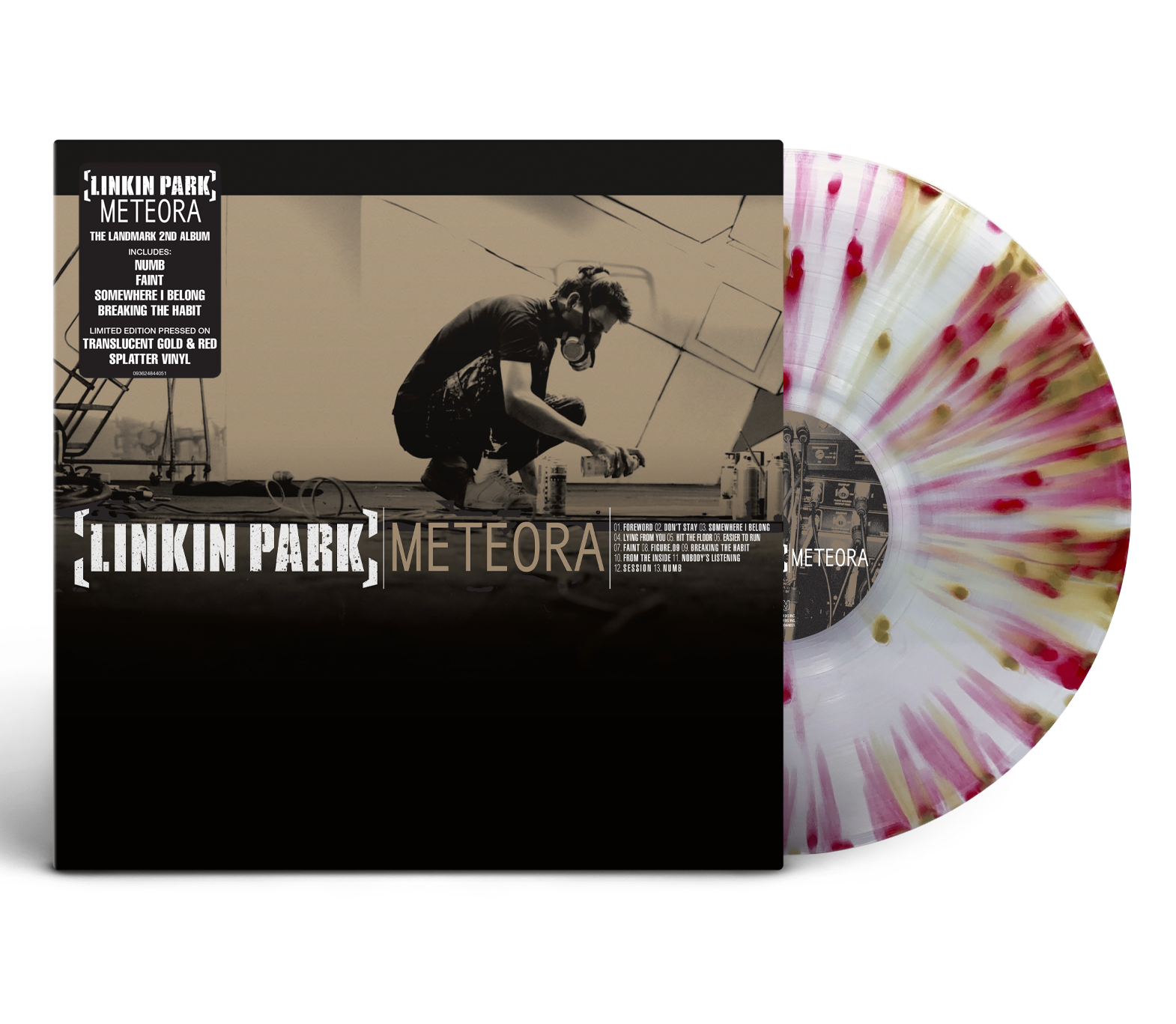 Linkin Park - Meteora Translucent With Gold & Red Splatter Reissue | Dig In  Records