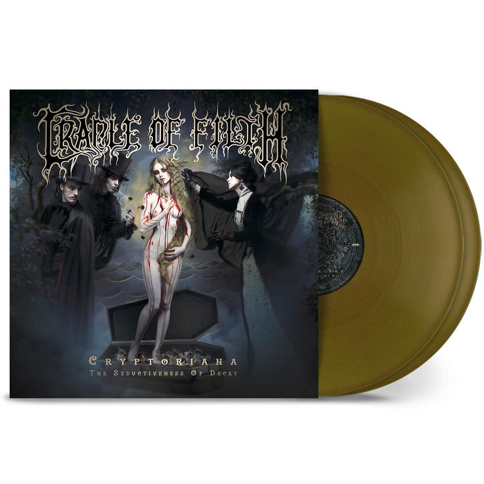 Cradle Of Filth - Cryptoriana - The Seductiveness Of Decay 2x Gold Vinyl LP Reissue