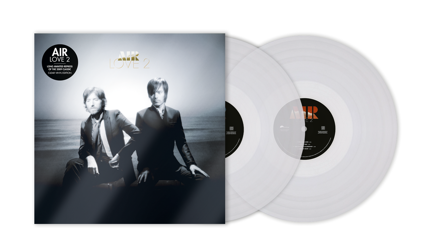 Air - Love 2 2x Clear Vinyl LP Reissue