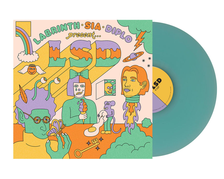 Labrinth, Sia & Diplo - LSD 5th Anniversary Edition Sea Glass Vinyl LP