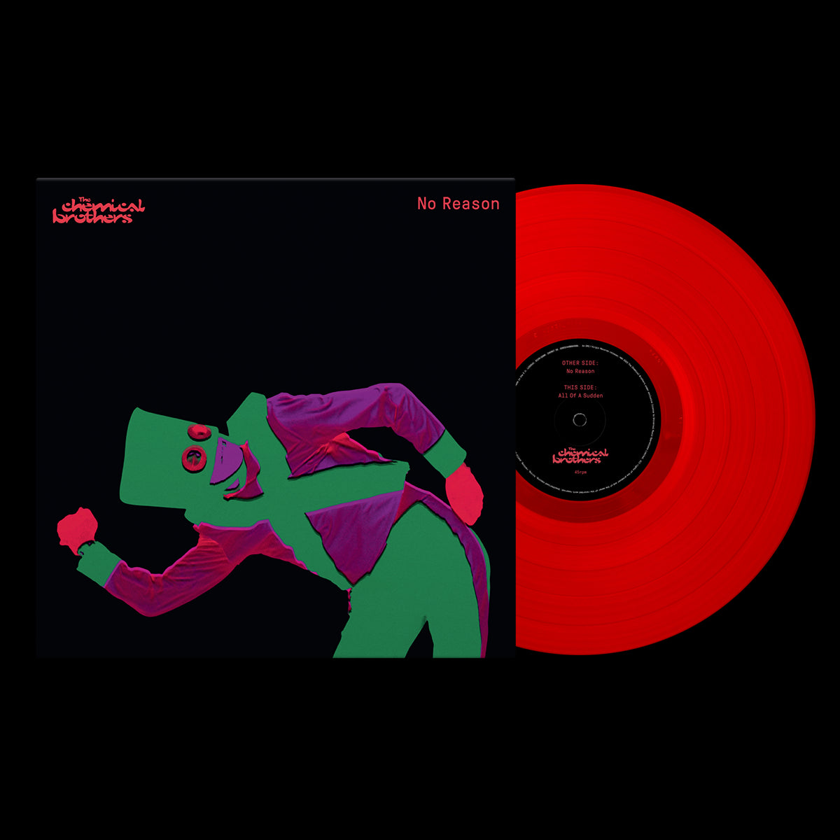 The Chemical Brothers - No Reason Limited Edition 180G 12" Red Vinyl Single