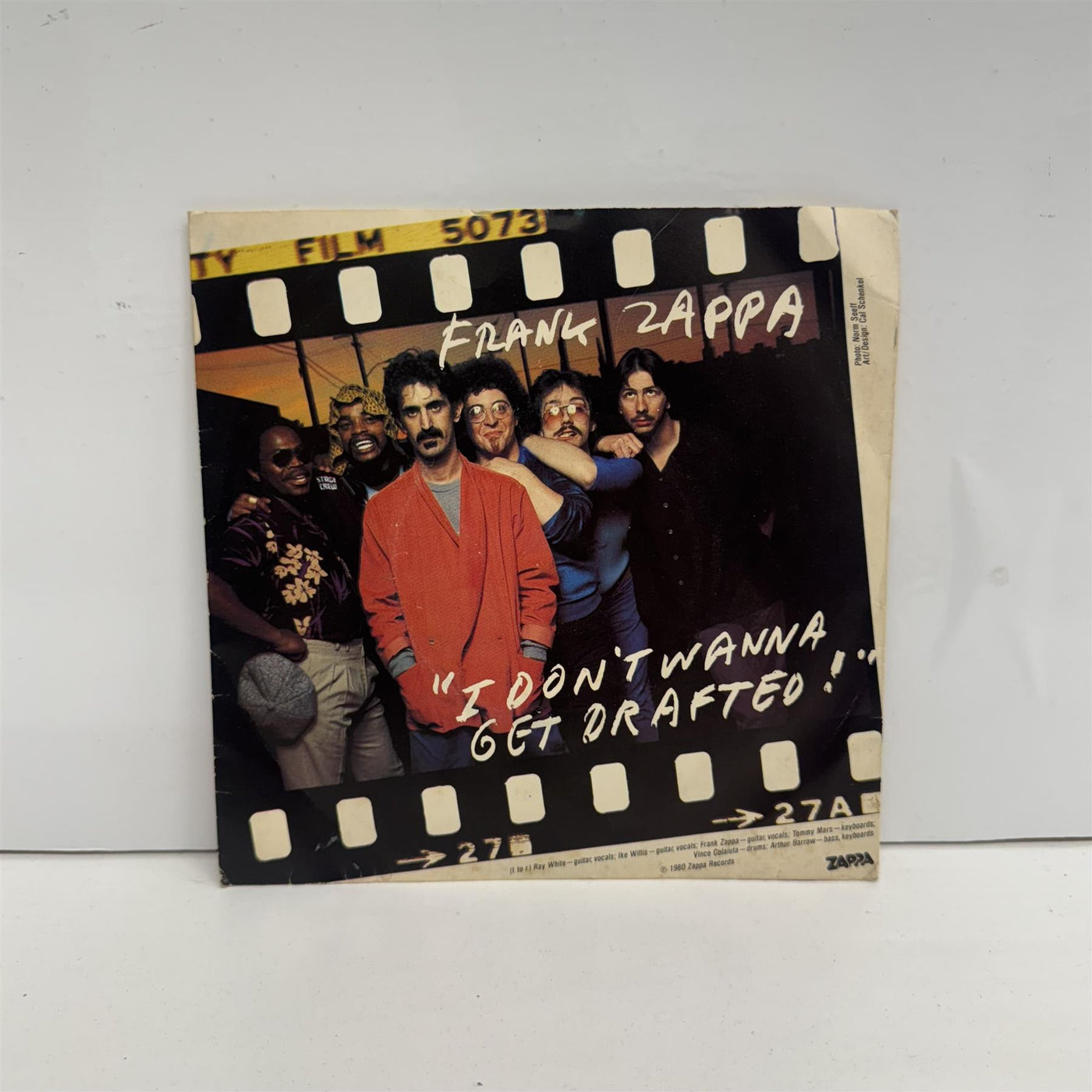 Frank Zappa - I Don't Wanna Get Drafted! Promo  7" Vinyl Single