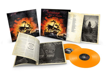 Savatage - The Wake Of Magellan Limited 2x Transparent Orange Vinyl LP Reissue