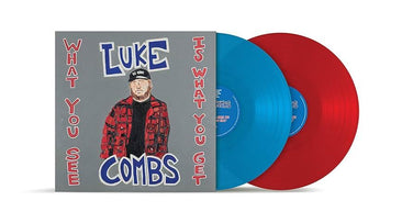 Luke Combs - What You See Is What You Get Limited 2x Red/ Blue Vinyl LP