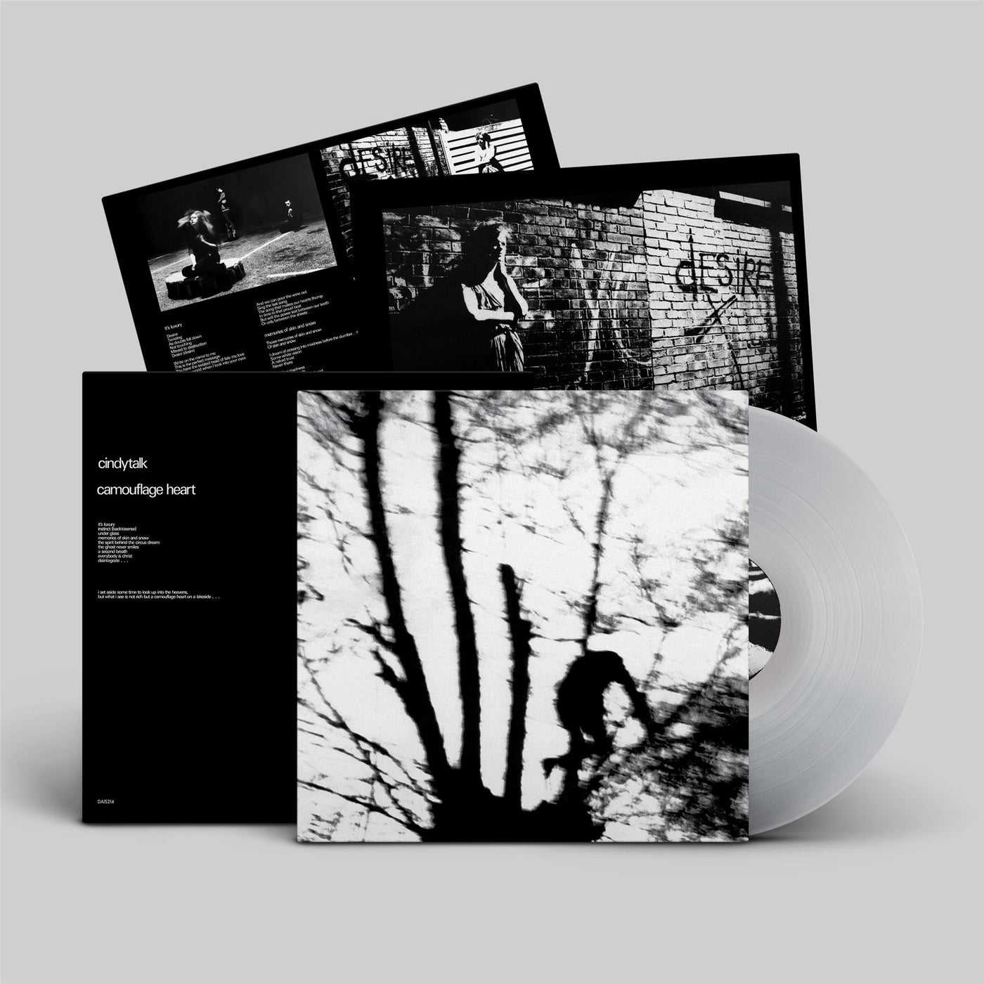 Cindytalk - Camouflage Heart Transparent Vinyl LP Reissue
