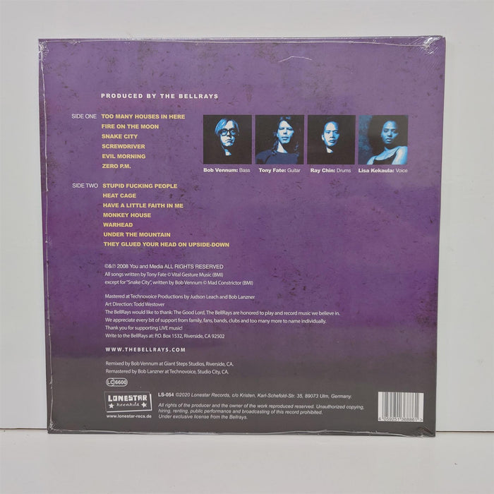 The Bellrays - Grand Fury - Remixed / Remastered Vinyl LP Remastered
