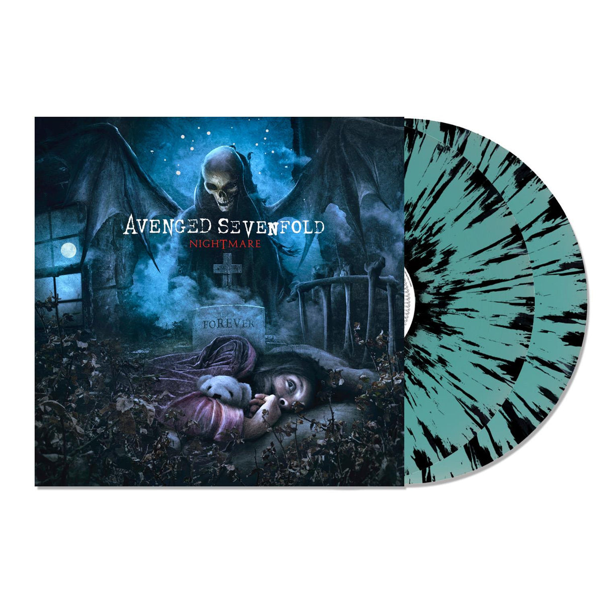 【foil】夢魔/nightmare（7ED） Avenged Sevenfold - Nightmare 2x Electric Blue With Black Splatter