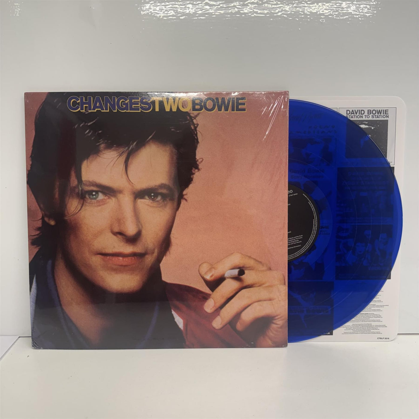 David Bowie - ChangesTwoBowie Tramslucent Blue Vinyl LP