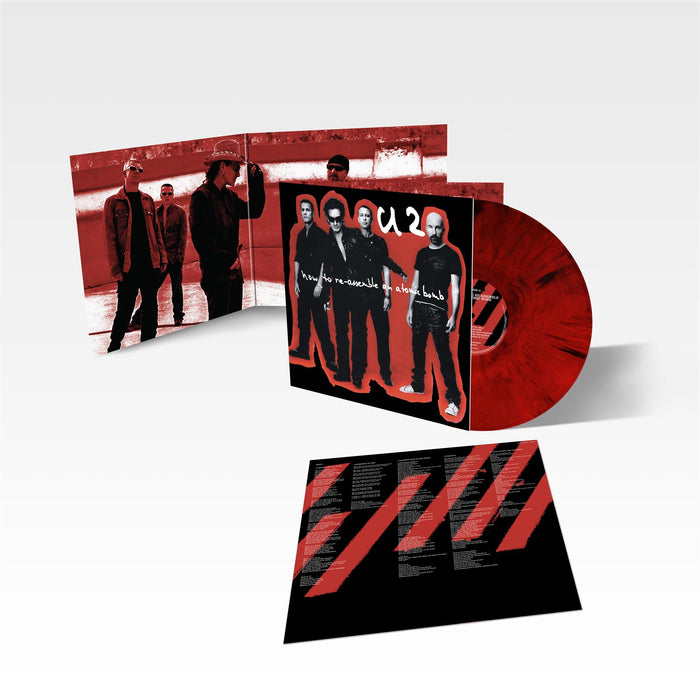 U2 - How to Re-Assemble an Atomic Bomb RSD Black Friday Black & Red Marbled Vinyl LP