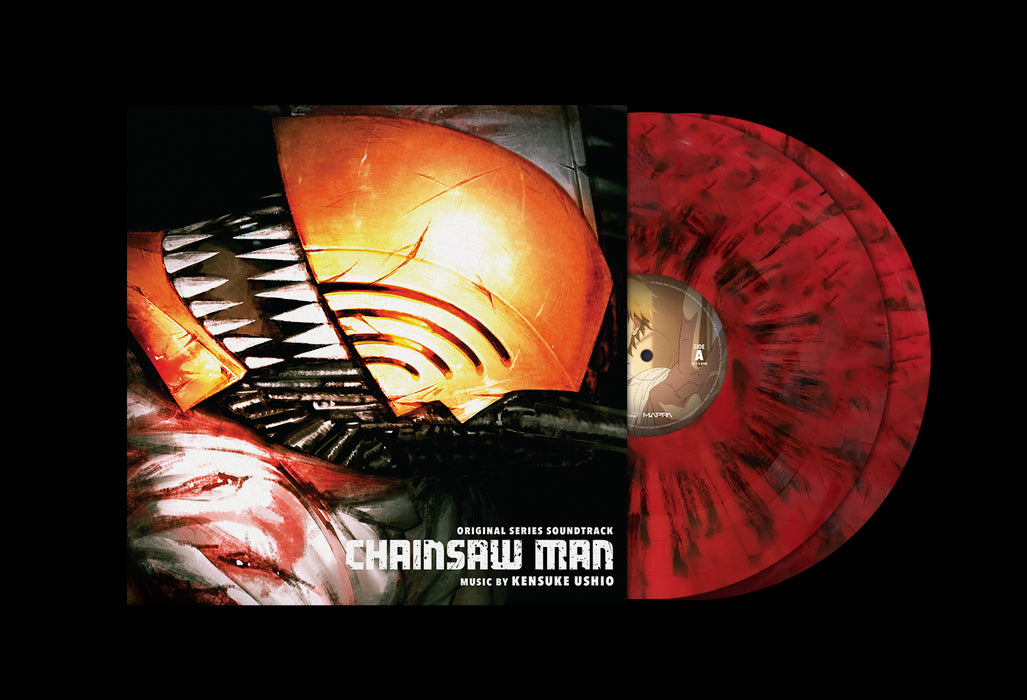 Chainsaw Man (Original Series Soundtrack) - Kensuke Ushio 2x Red & Black Splatter Vinyl LP