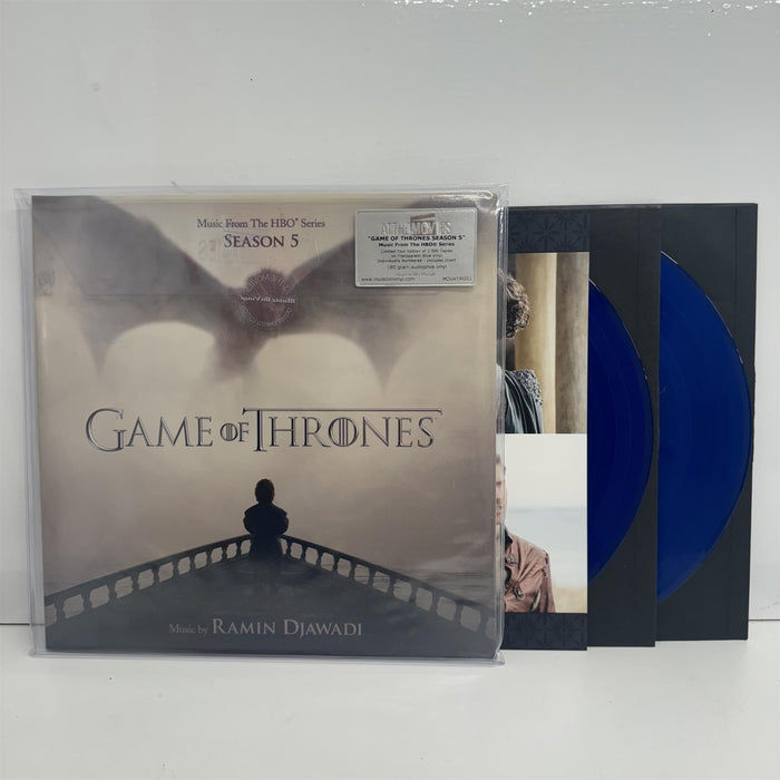 Game Of Thrones: Season 5 (Music From The HBO® Series) - Ramin Djawadi Limited Edition 2x 180G Blue Vinyl LP