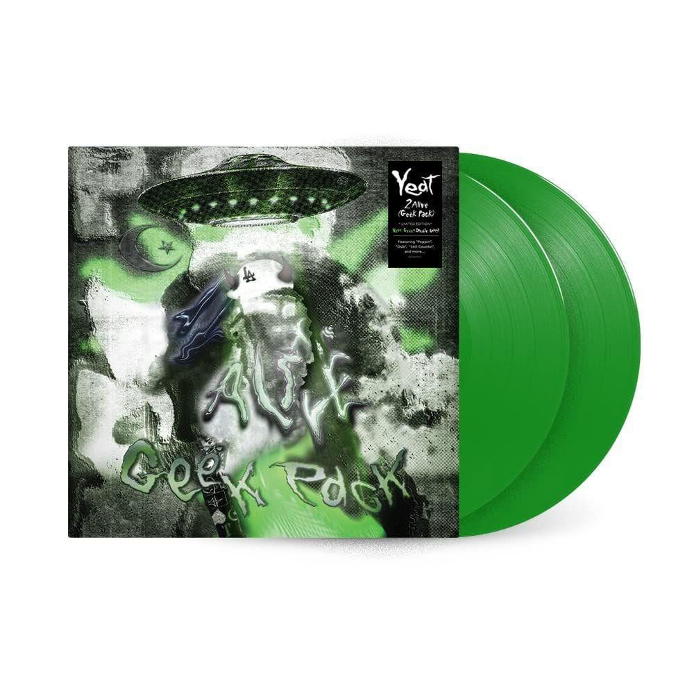 Yeat - 2 Alivë (Geëk Pack) 2x Leaf Green Vinyl LP