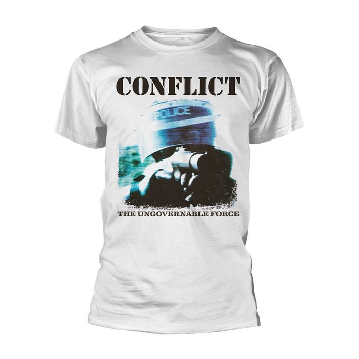 Conflict - The Ungovernable Force (White) T-Shirt