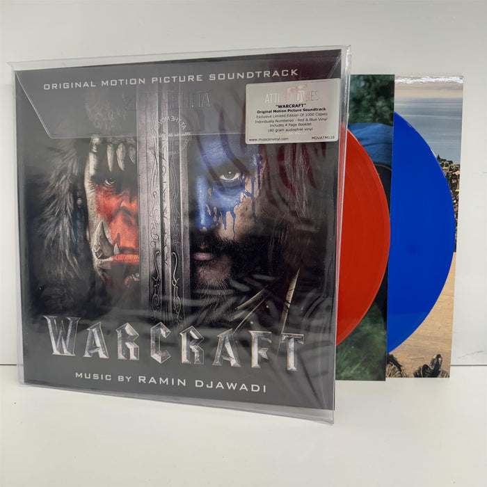 Warcraft (Original Motion Picture Soundtrack) - Ramin Djawadi Limited Numbered 2x Red / Blue Vinyl LP