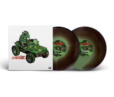 Gorillaz - Gorillaz 2x Camouflage Green, Brown & Black Vinyl LP Reissue
