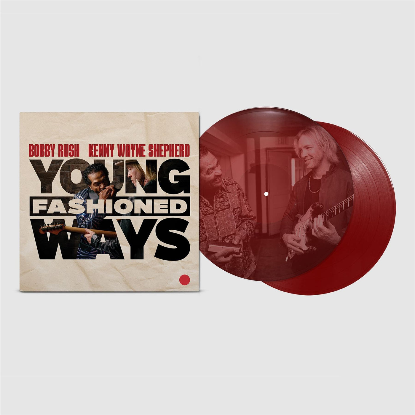 Bobby Rush and Kenny Wayne Shepherd - Young Fashioned Ways 2x 180G Maroon Vinyl LP With Phtographic Etching