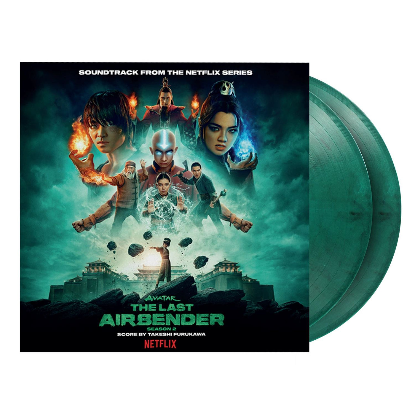 Avatar: Last Airbender Season 2 - Takeshi Furukawa Limited Edition 2x 180G Green Marbled LP Reissue