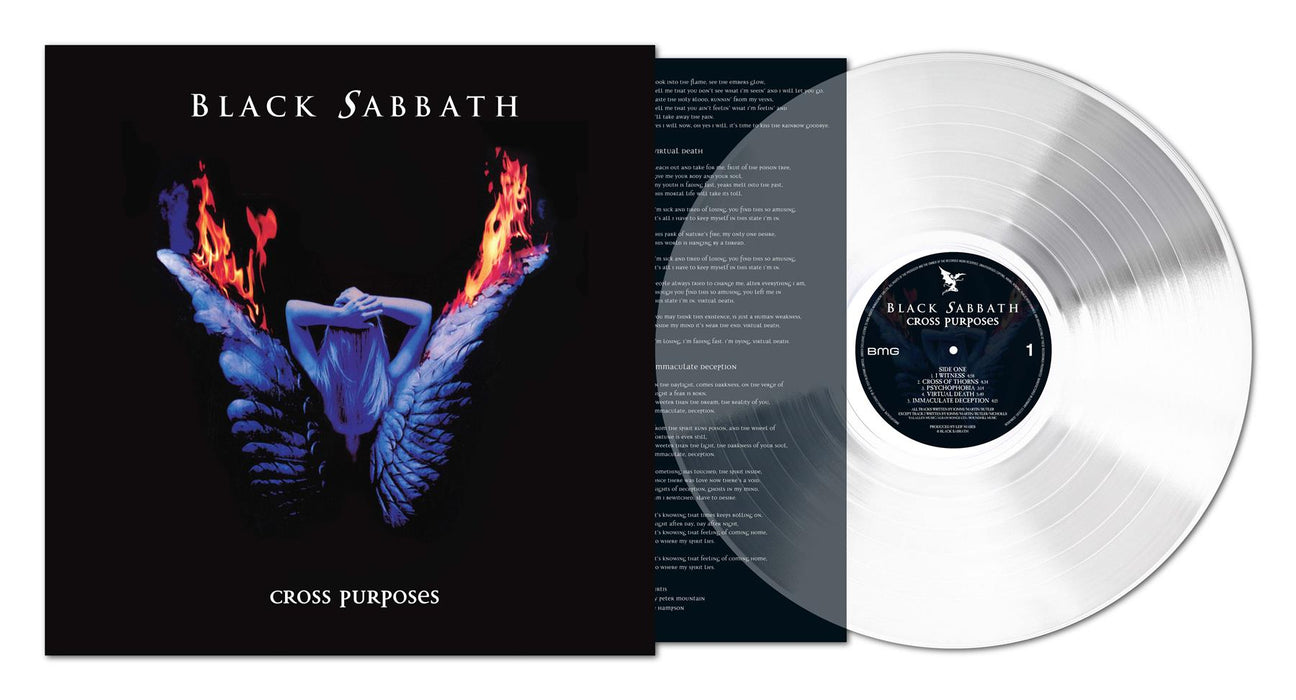 Black Sabbath - Cross Purposes Ultra Clear Vinyl LP Remastered