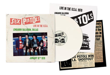 Sex Pistols - Live In The U.S.A 1978 - Dallas White Vinyl LP