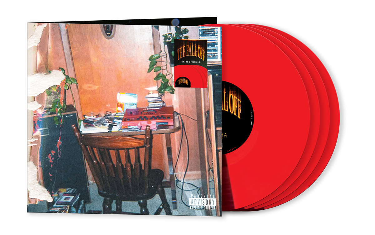 J. Cole - The Fall-Off 4x Red Vinyl LP