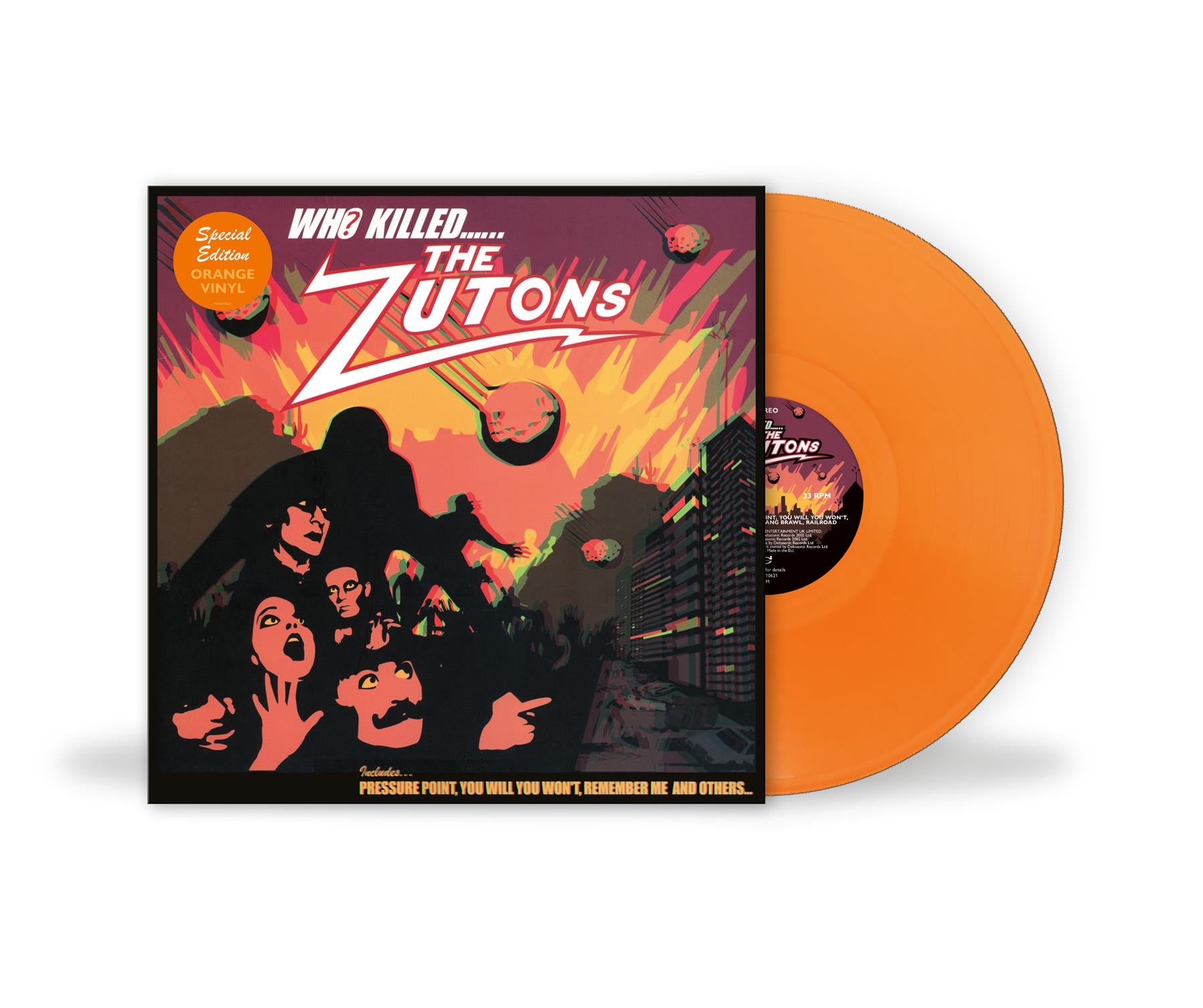 The Zutons - Tired of Hanging Around Transparent Yellow Vinyl LP