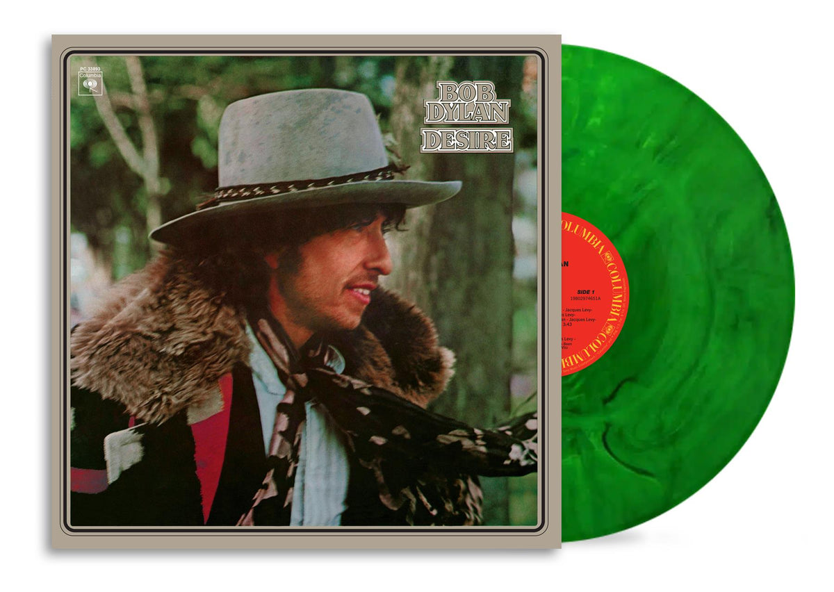 Bob Dylan - Desire National Album Day Cypress Green Marbled Vinyl LP Reissue