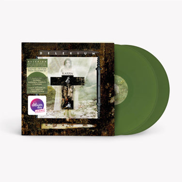Delerium - Karma National Album Day Olive Green Vinyl LP Reissue