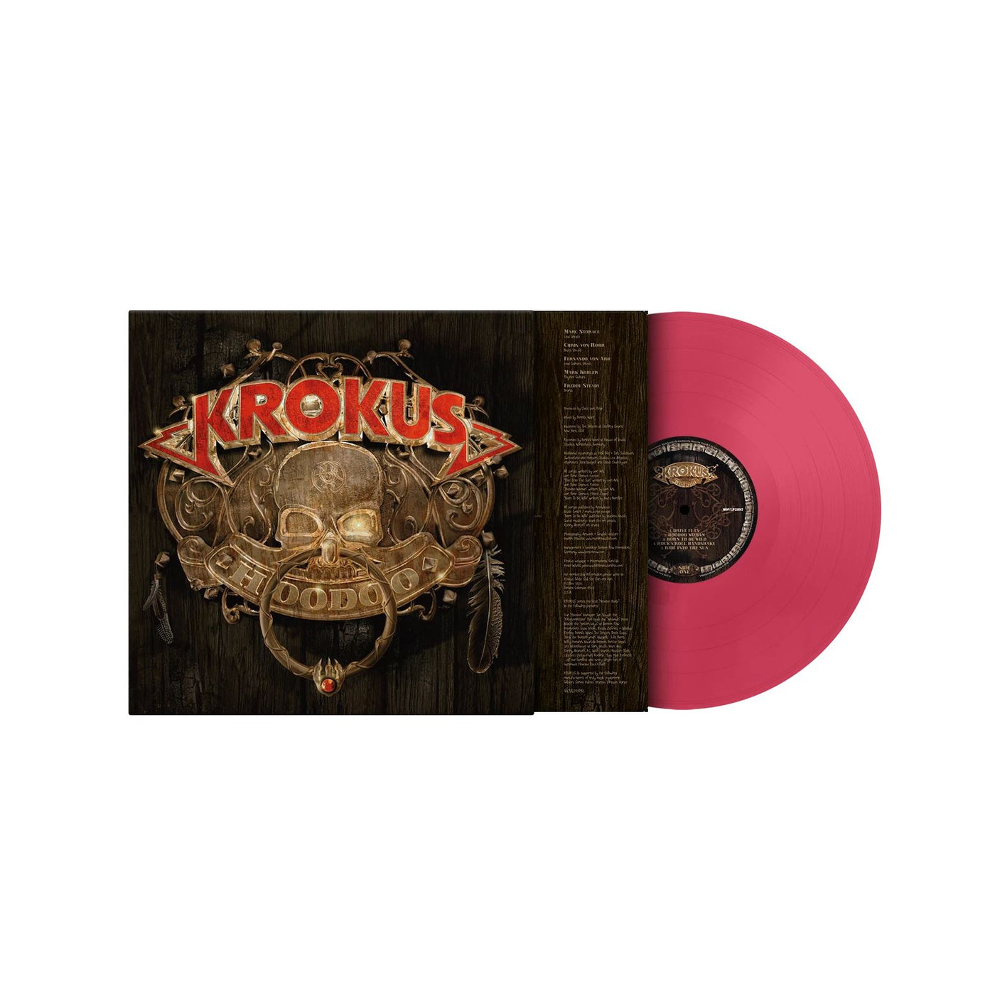 Krokus - Hoodoo Limited Edition 180G Translucent Red Vinyl LP Reissue