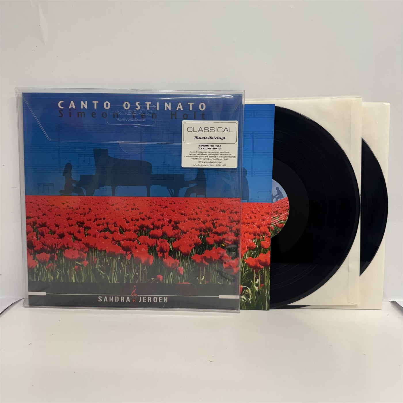 Simeon Ten Holt - Sandra & Jeroen - Canto Ostinato 2x 180G Vinyl LP Reissue