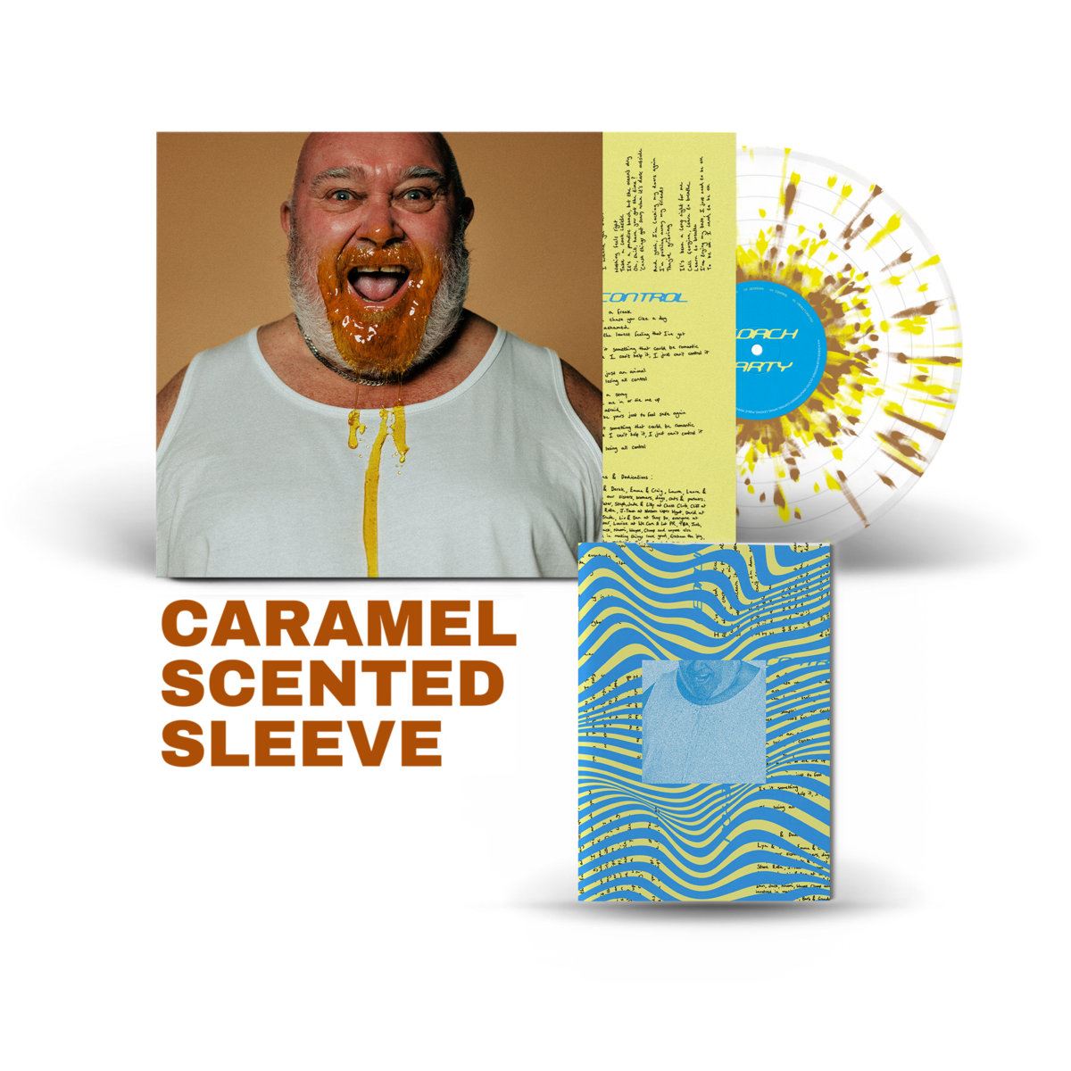 Coach Party - Caramel Yellow, Gold & Clear Splatter Vinyl LP + Scented Caramel Sleeve