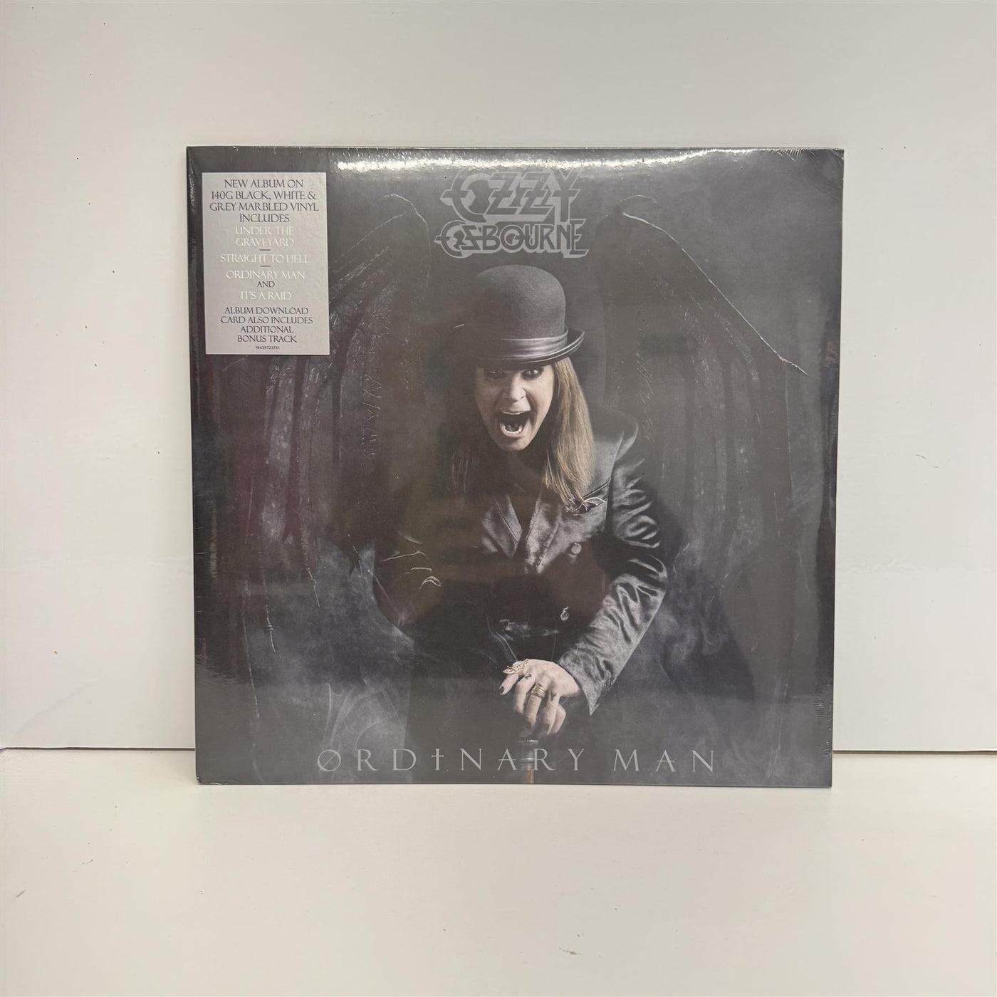 Ozzy Osbourne - Ordinary Man Limited Black/White/Gray Marbled Vinyl LP