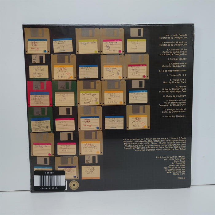 Blockhead - Music By Cavelight Special Reissue 3x Burnt Orange Marbled Vinyl LP