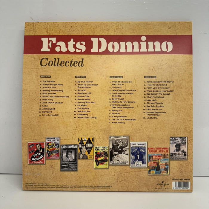 Fats Domino - Collected Limited Edition 2x 180G Yellow Vinyl LP