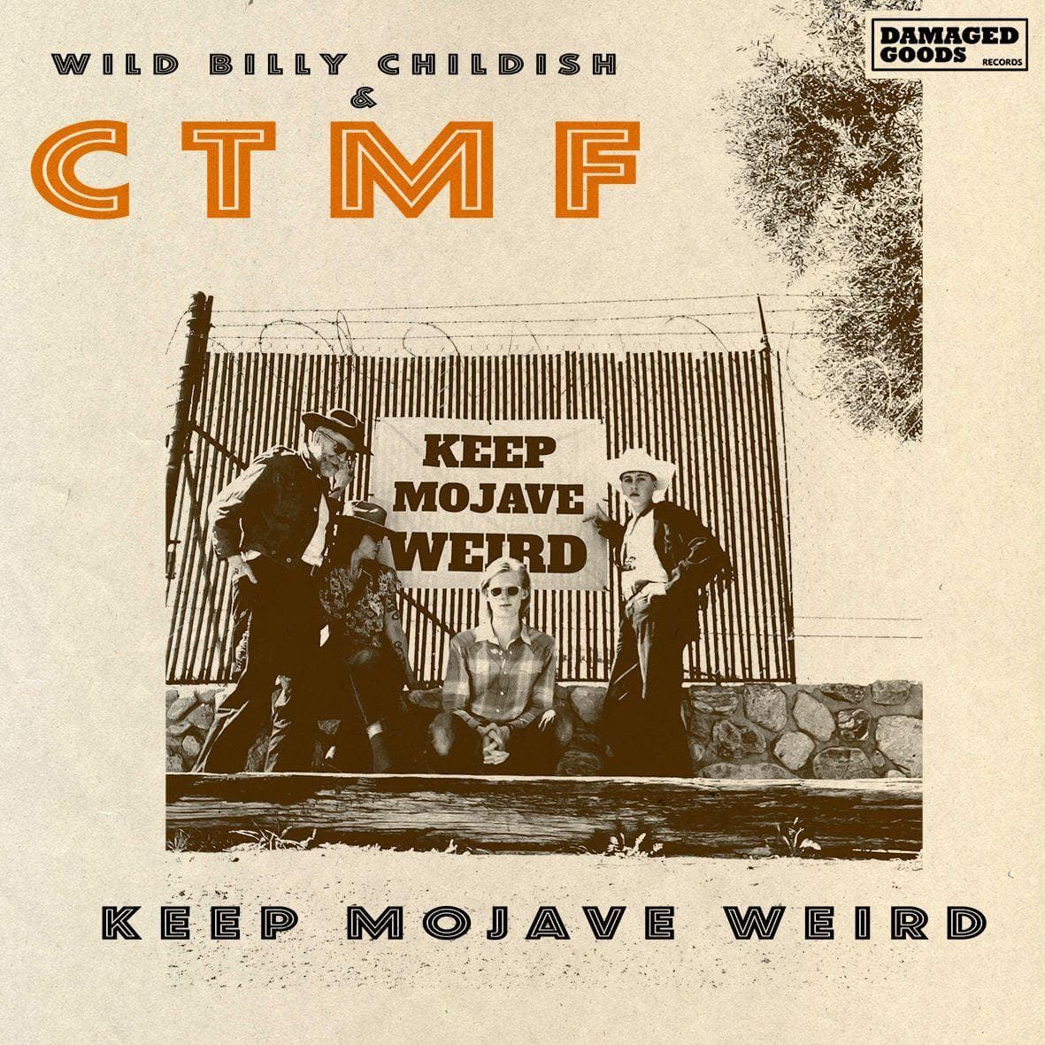 Wild Billy Childish & CTMF - Keep Mojave Weird EP 7" Vinyl EP