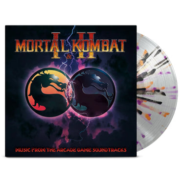 Mortal Kombat 1 & 2 - Dan Forden Limited Edition Transparent With Purple, Orange & Black Splatter Vinyl LP