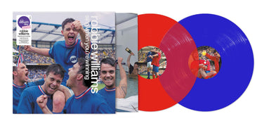 Robbie Williams - Sing When You're Winning National Album Day 2x Red / Blue Vinyl LP Reissue