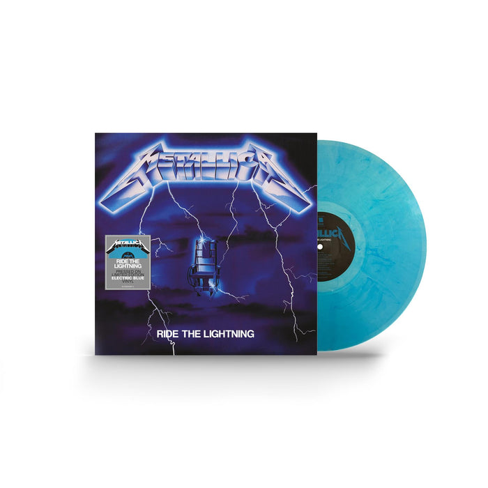Metallica - Ride The Lightning 180G Electric Blue Vinyl LP Reissue