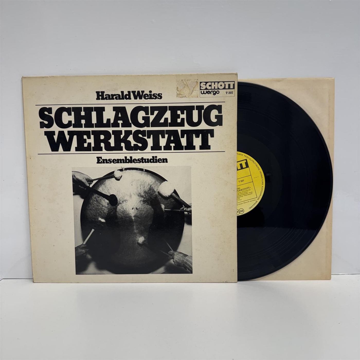 Harald Weiss - Schlagzeugwerkstatt - Ensemblestudien Vinyl LP