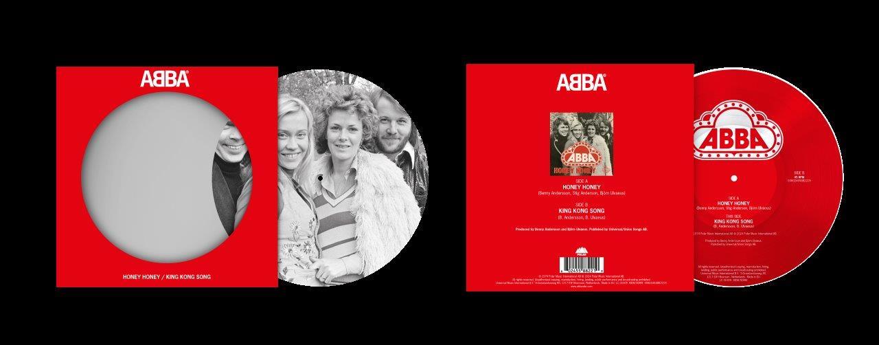 Abba - Honey Honey (English) / King Kong Song 7" Picture Disc Vinyl Single