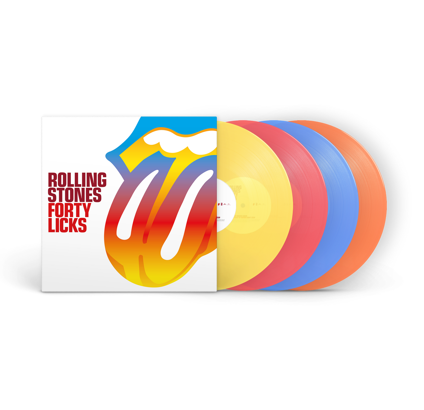 The Rolling Stones - Forty Licks 4x 180G Coloured Vinyl LP Reissue