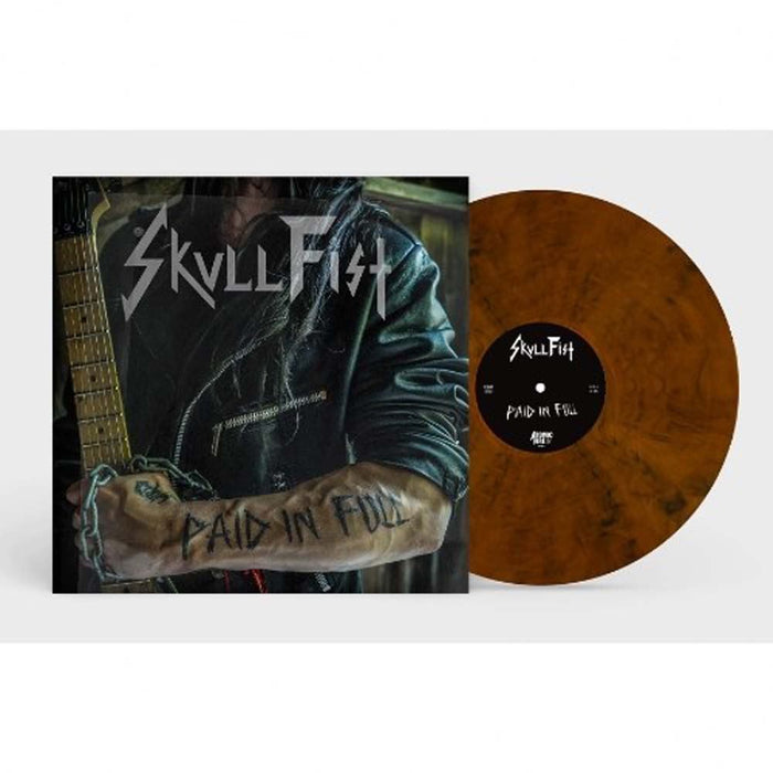 Skull Fist - Paid In Full Limited Edition Orange & Black Marbled Vinyl LP