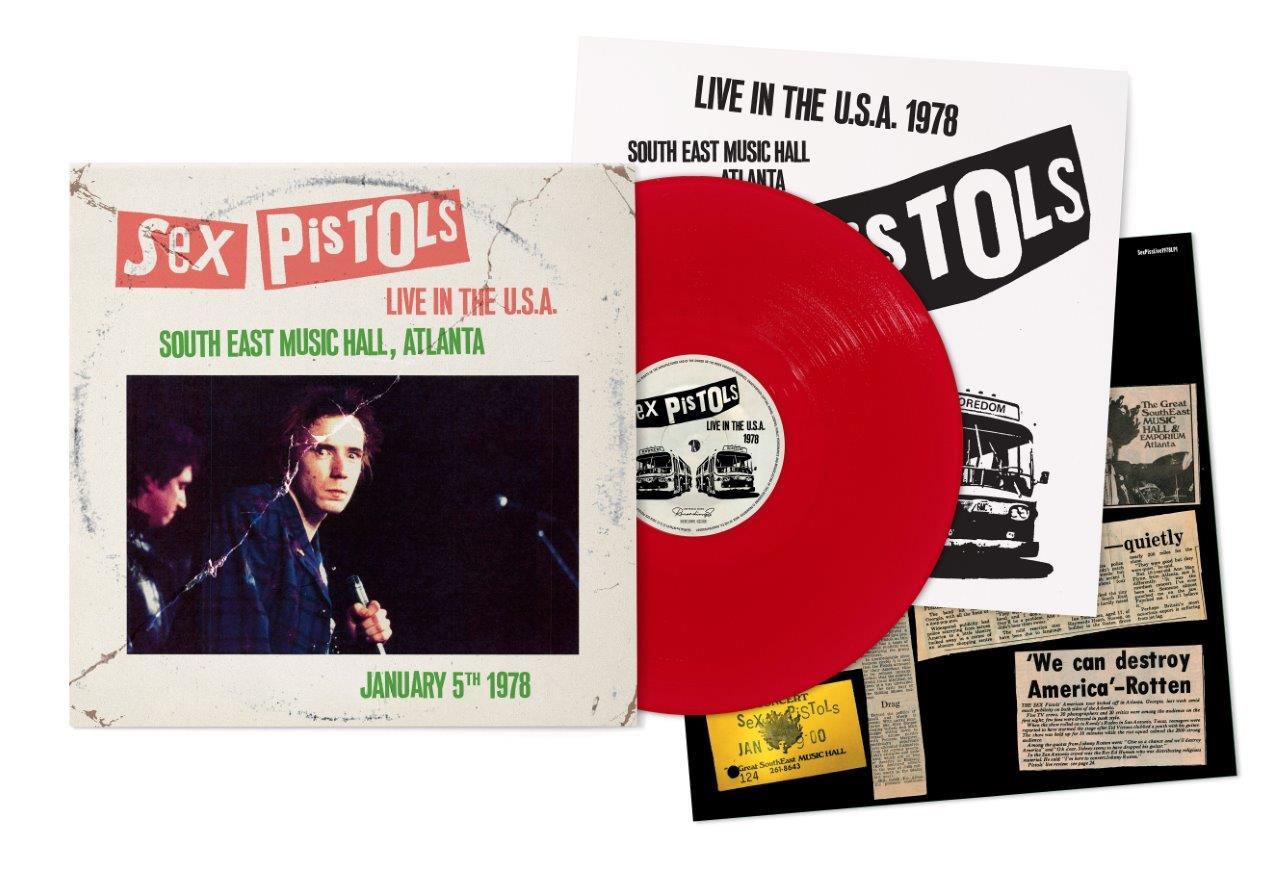 Sex Pistols - Live In The U.S.A 1978 - Atlanta Red Vinyl LP