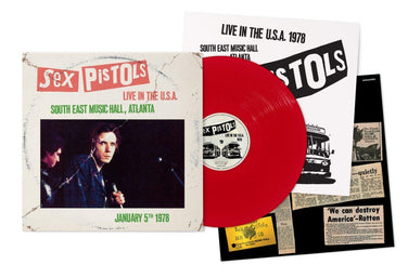 Sex Pistols - Live In The U.S.A 1978 - Atlanta Red Vinyl LP