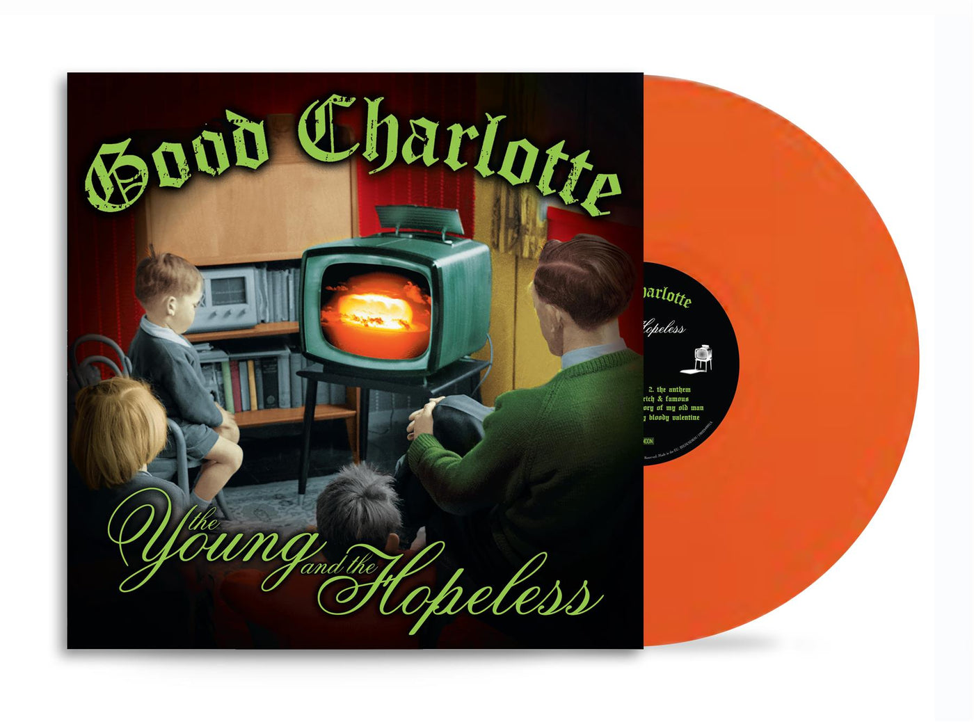 Good Charlotte - The Young And The Hopeless National Album Day Nuclear Orange Vinyl LP