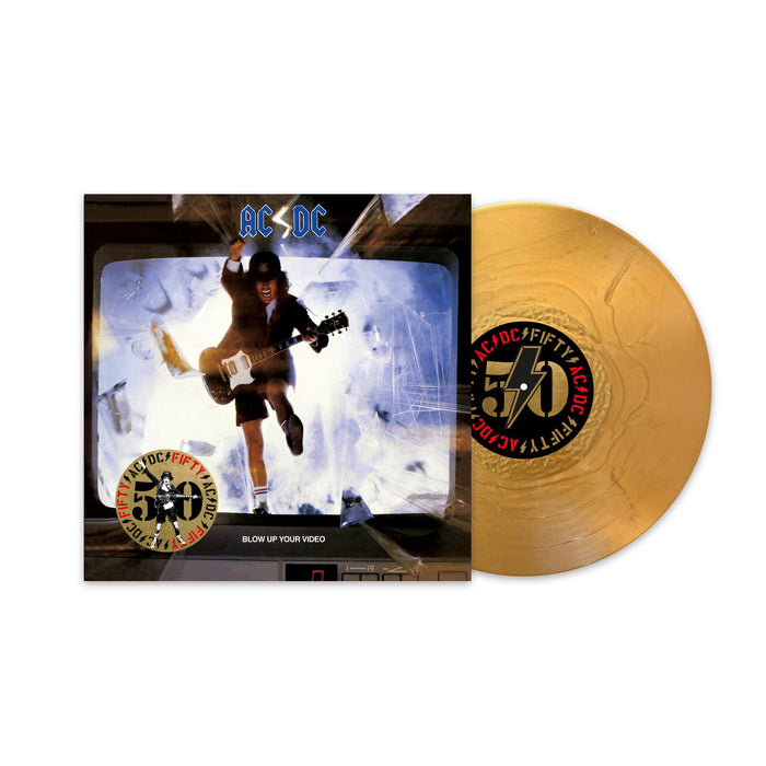 AC/DC - Blow Up Your Video 50th Anniversary Gold Vinyl LP Reissue