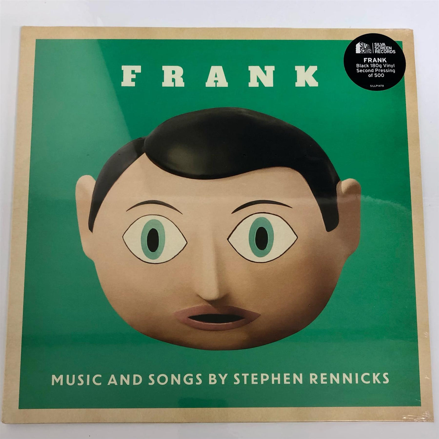 Frank (Original Soundtrack) - Stephen Rennicks Limited Black 180g Vinyl LP Second Pressing