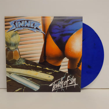 Sinner - Touch Of Sin Limited Edition 180G Blue & Black Vinyl LP Reissue