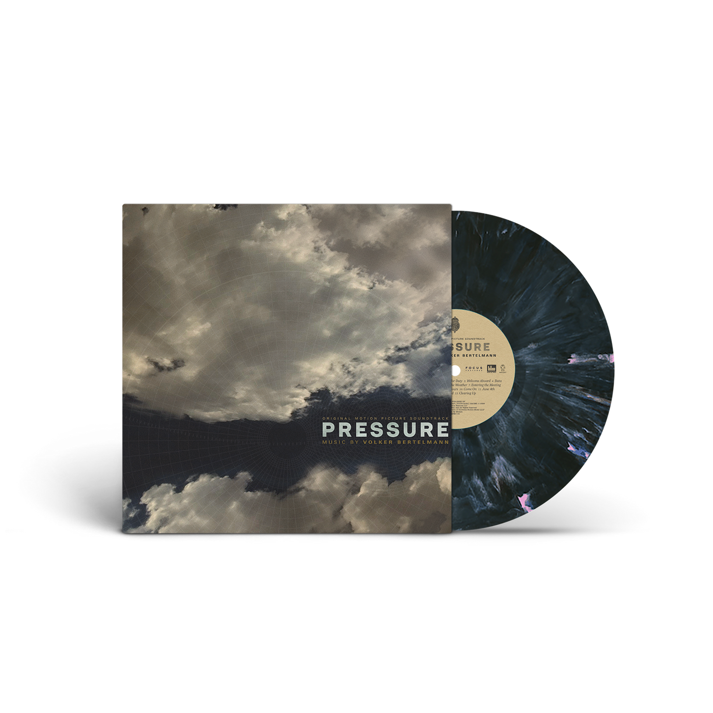 Pressure - Volker Bertelmann Black, Blue & Lavender Blend Vinyl LP
