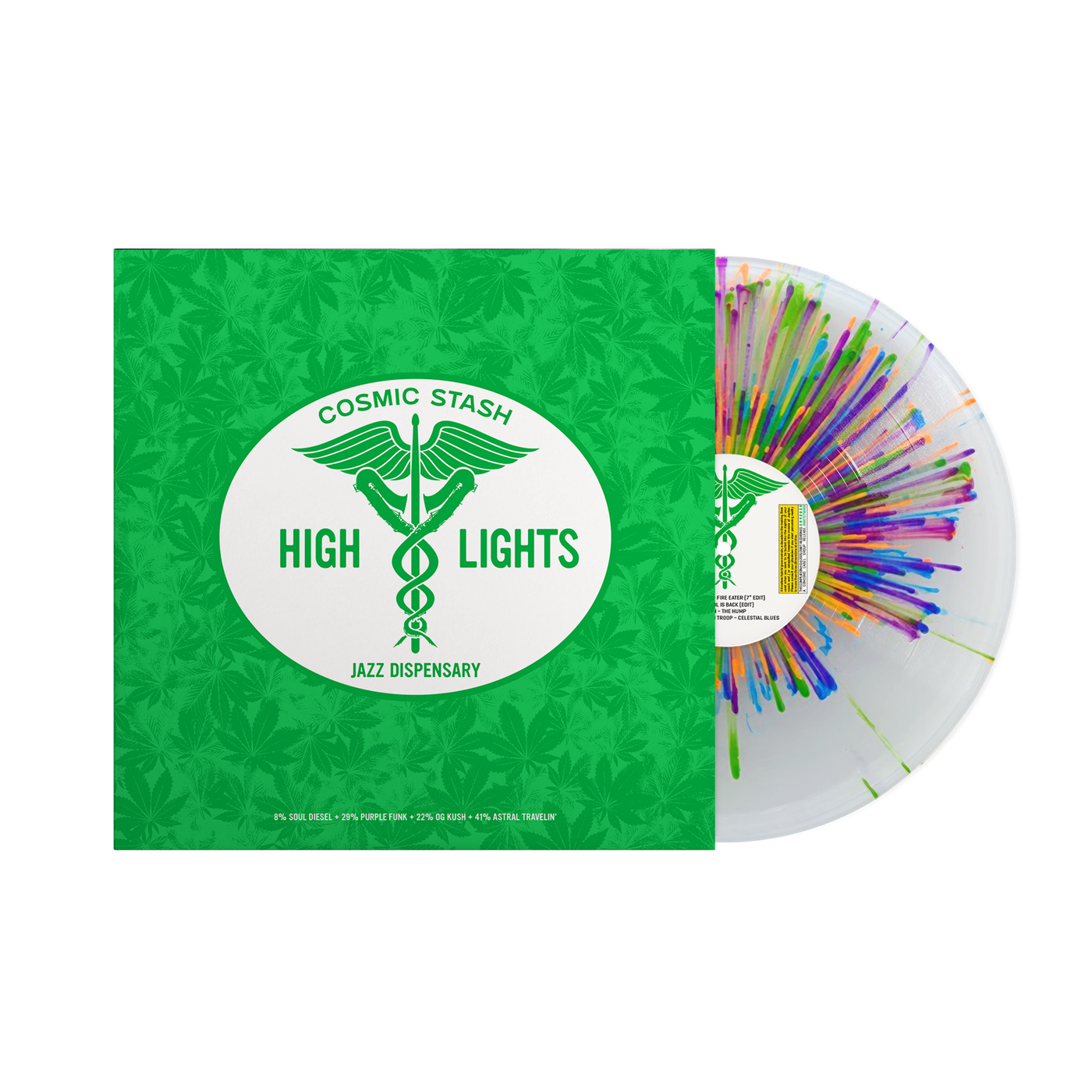 Cosmic Stash: High Lights - V/A Indies Exclusive Four Colour Splatter Vinyl LP