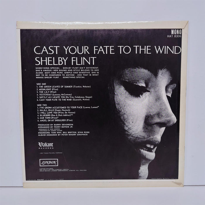 Shelby Flint - Cast Your Fate To The Wind Mono Vinyl LP